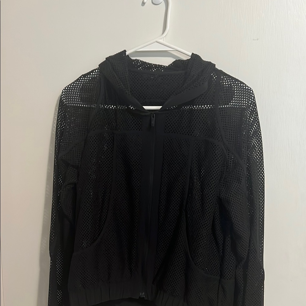 lululemon Mesh Jacket Black size 4
